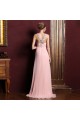 A-Line V-Neck Beaded Long Pink Chiffon Prom Evening Formal Dresses ED011357 A-Line V-Neck Beaded Long Pink Chiffon Prom Evening Formal Dresses ED011357