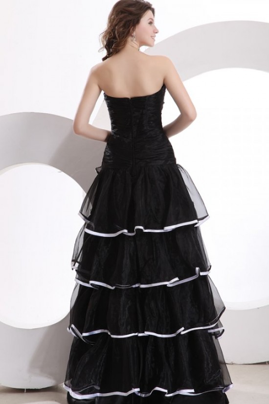 A-Line Strapless Long Black Prom Evening Formal Party Dresses ED010136 A-Line Strapless Long Black Prom Evening Formal Party Dresses ED010136