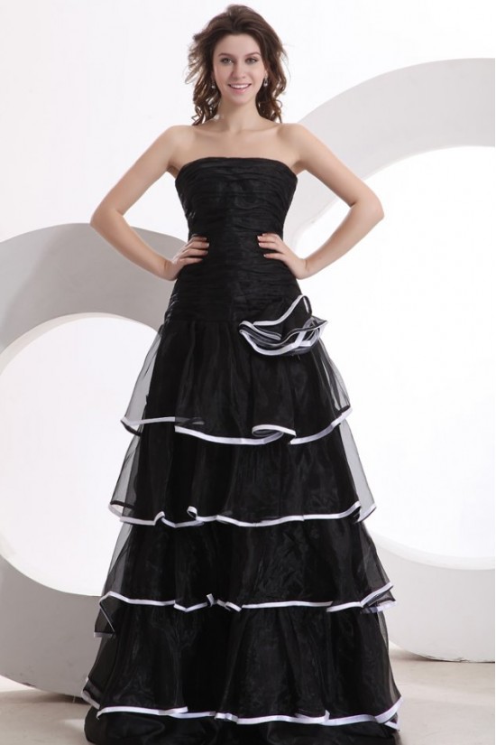 A-Line Strapless Long Black Prom Evening Formal Party Dresses ED010136 A-Line Strapless Long Black Prom Evening Formal Party Dresses ED010136