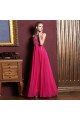 Empire Spaghetti Strap Beaded Long Chiffon Prom Evening Maternity Evening Dresses ED011364