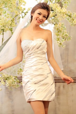 Short/Mini Sweetheart Beaded Prom Evening Formal Dresses ED011367