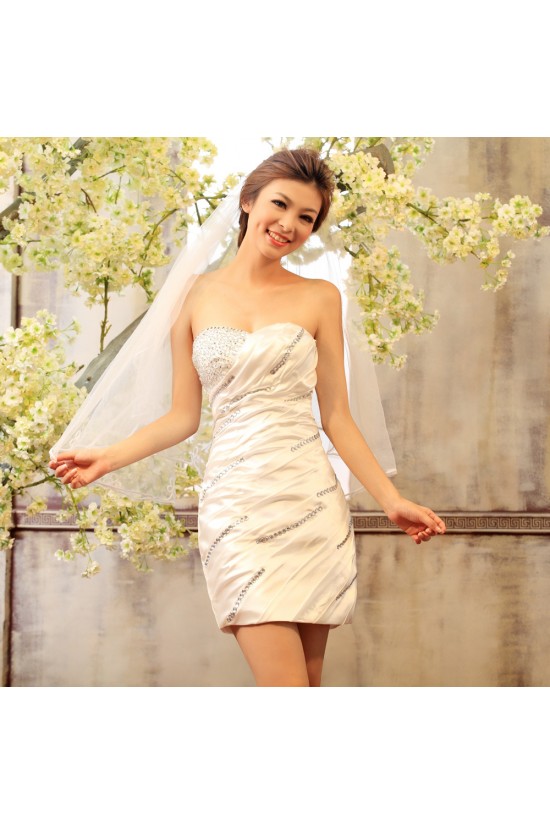 Short/Mini Sweetheart Beaded Prom Evening Formal Dresses ED011367