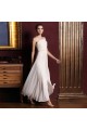 A-Line One-Shoulder Long Chiffon Prom Evening Formal Dresses ED011374