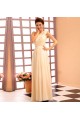 A-Line One-Shoulder Long Chiffon Prom Evening Formal Dresses ED011374
