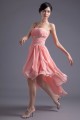 High Low Strapless Short Beaded Prom Evening Bridesmaid Dresses ED011388