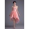 High Low Strapless Short Beaded Prom Evening Bridesmaid Dresses ED011388