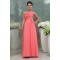 Empire One-Shoulder Beaded Long Chiffon Prom Evening Formal Dresses ED011394
