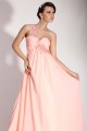 Empire One-Shoulder Long Pink Chiffon Prom Evening Maternity Evening Dresses ED011399