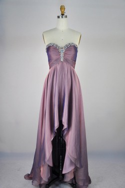 High Low Sweetheart Beaded Prom Evening Formal Dresses ED011403
