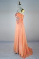 A-Line One-Shoulder Beaded Long Chiffon Prom Evening Formal Dresses ED011405