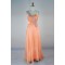 A-Line One-Shoulder Beaded Long Chiffon Prom Evening Formal Dresses ED011405