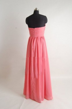 Sheath/Column Long Chiffon Prom Evening Formal Bridesmaid Dresses ED011408