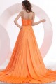 A-Line Pleated Long Prom Evening Formal Party Dresses ED010141