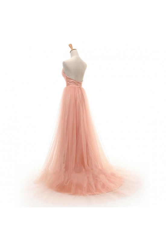 A-Line Sweetheart Long Tulle Prom Evening Formal Dresses ED011414 A-Line Sweetheart Long Tulle Prom Evening Formal Dresses ED011414