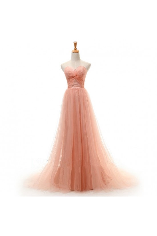 A-Line Sweetheart Long Tulle Prom Evening Formal Dresses ED011414 A-Line Sweetheart Long Tulle Prom Evening Formal Dresses ED011414