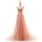 A-Line Sweetheart Long Tulle Prom Evening Formal Dresses ED011414