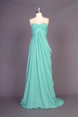 Empire Sweetheart Long Chiffon Prom Evening Formal Maternity Evening Dresses ED011417