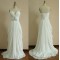 Sheath/Column Sweetheart Beaded Long White Chiffon Prom Evening Formal Dresses ED011420