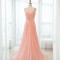 A-Line One-Shoulder Beaded Long Chiffon Prom Evening Formal Dresses ED011427
