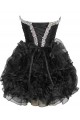 Short/Mini Sweetheart Beaded Black Prom Evening Cocktail Dresses ED011438