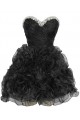 Short/Mini Sweetheart Beaded Black Prom Evening Cocktail Dresses ED011438