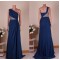 A-Line One-Shoulder Sequins Long Chiffon Prom Evening Formal Dresses ED011450