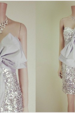 Sequins Sweetheart Short Prom Evening Formal Dresses ED011459