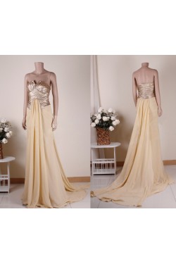 A-Line Long Prom Evening Formal Dresses ED011460