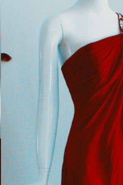 Empire One-Shoulder Long Red Chiffon Prom Evening Bridesmaid Dresses ED011463