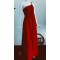 Empire One-Shoulder Long Red Chiffon Prom Evening Bridesmaid Dresses ED011463