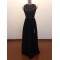 A-Line Long Black Lace and Chiffon Prom Evening Formal Dresses ED011469