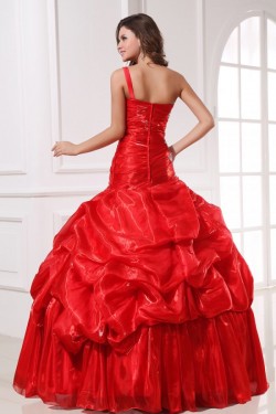 Ball Gown Long Red Prom Evening Formal Party Dresses ED010148