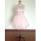 A-Line Beaded Short Pink Prom Evening Cocktail Dresses ED011488