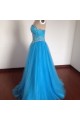 A-Line Sweetheart Beaded Long Blue Tulle Prom Evening Formal Dresses ED011491 A-Line Sweetheart Beaded Long Blue Tulle Prom Evening Formal Dresses ED011491