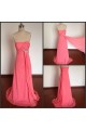 A-Line Strapless Beaded Long Pink Chiffon Prom Evening Formal Dresses ED011498 A-Line Strapless Beaded Long Pink Chiffon Prom Evening Formal Dresses ED011498