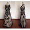 A-Line Jewel Long Black Prom Evening Formal Dresses ED011499