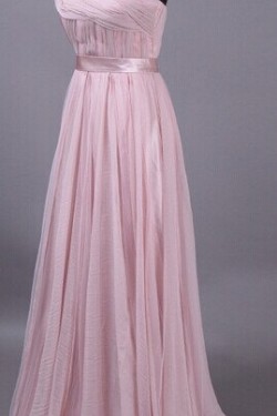 A-Line One-Shoulder Long Prom Evening Formal Dresses ED011506