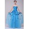 A-Line Sweetheart Long Blue Prom Evening Formal Party Dresses ED010151