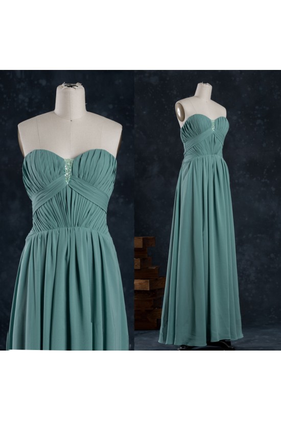 A-Line Sweetheart Long Chiffon Prom Evening Formal Bridesmaid Dresses ED011520 A-Line Sweetheart Long Chiffon Prom Evening Formal Bridesmaid Dresses ED011520