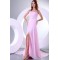 Long Pink One-Shoulder Prom Evening Formal Party Dresses ED010153