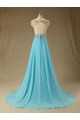 Elegant A-Line Beaded Long Blue Chiffon Prom Evening Formal Dresses ED011533 Elegant A-Line Beaded Long Blue Chiffon Prom Evening Formal Dresses ED011533