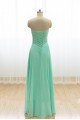 A-Line Sweetheart Beaded Long Chiffon Prom Evening Formal Dresses ED011534