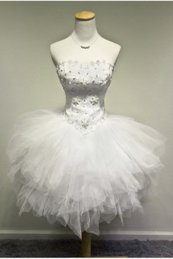 Short/Mini Sweetheart Tulle Prom Evening Cocktail Dresses ED011537