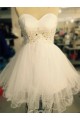 A-Line Sweetheart Beaded Applique Short Prom Evening Cocktail Dresses ED011539 A-Line Sweetheart Beaded Applique Short Prom Evening Cocktail Dresses ED011539