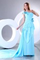 Long Blue One-Shoulder Prom Evening Formal Party Dresses ED010154 Long Blue One-Shoulder Prom Evening Formal Party Dresses ED010154