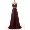 A-Line Beaded Long Chiffon Prom Evening Formal Dresses ED011542