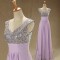 A-Line Beaded Sequin Long Chiffon Prom Evening Formal Dresses ED011544