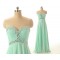 A-Line Sweetheart Beaded Long Chiffon Prom Evening Formal Dresses ED011547