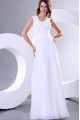 Long White Chiffon Prom Evening Formal Party Dresses ED010155