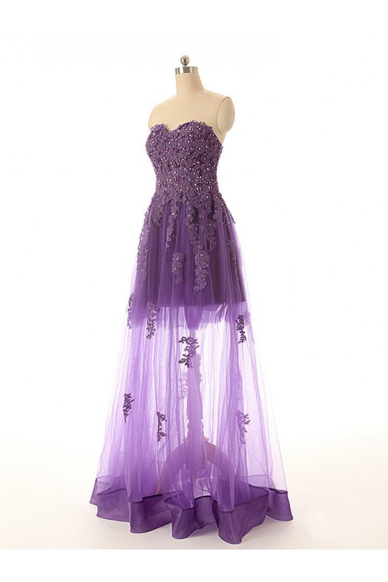 A-Line Sweetheart Long Purple Applique and Tulle Prom Evening Formal Dresses ED011551 A-Line Sweetheart Long Purple Applique and Tulle Prom Evening Formal Dresses ED011551